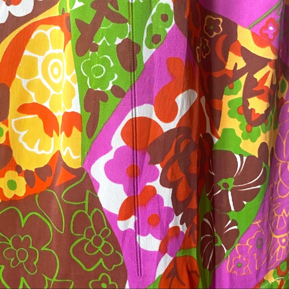 SOLD 🌸 60s Fabulous Lounge Gown House Dress Night Gown Vintage Mid Century Mod - Picture 9 of 10